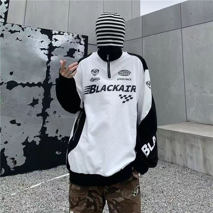 BlackAir Biker Racing Oversize Sweatshirt