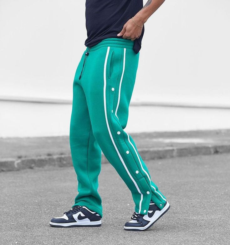 Side Snap Button Baggy Track