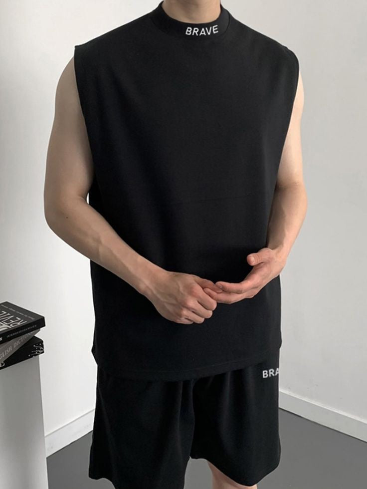 Summer Wear Sleevless Shorts Suit For Men's