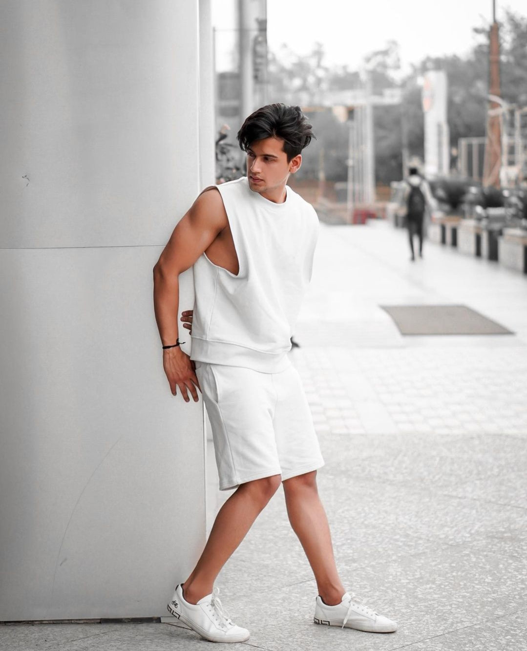 Sleeveless Summer Wear Co-ord For Mens