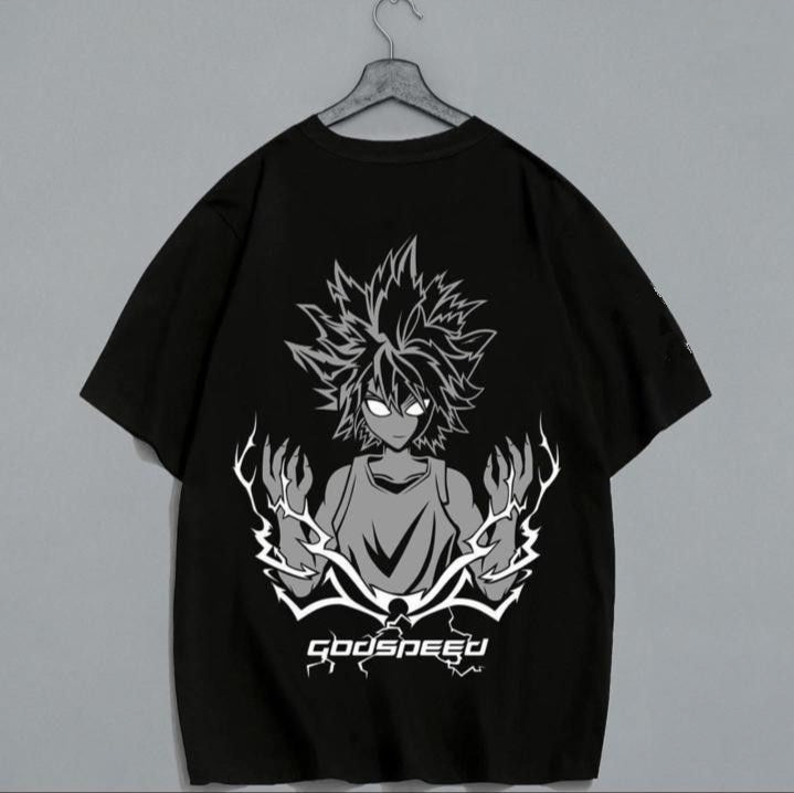 Anime Back Printed Oversize T-shirt