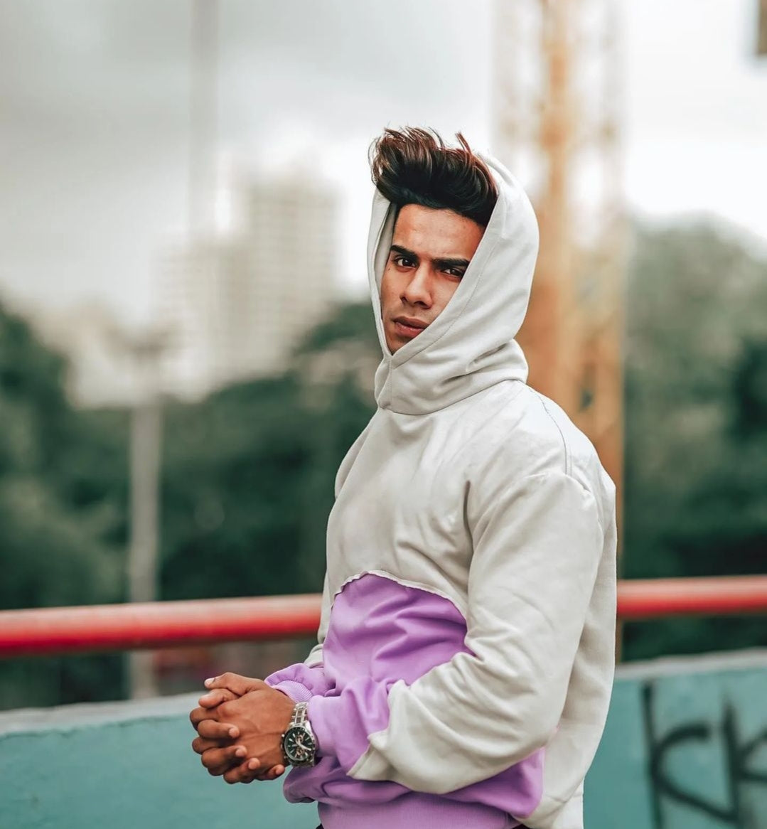 Oversize Dual Colour Hoodie