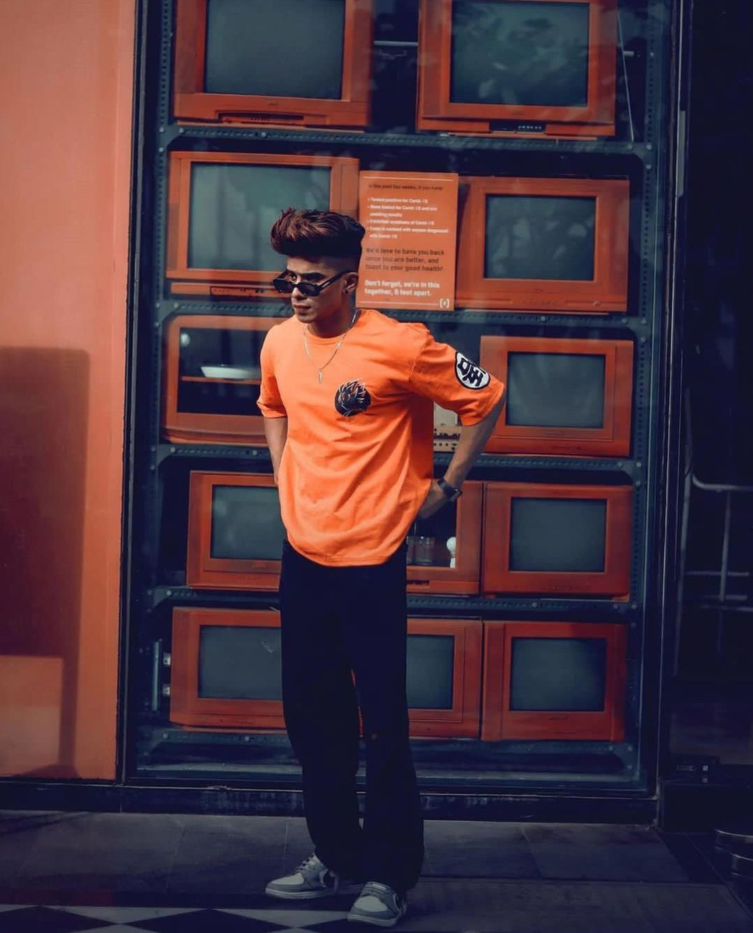 Dragon Ball Z Oversize Orange T-shirt For Men's