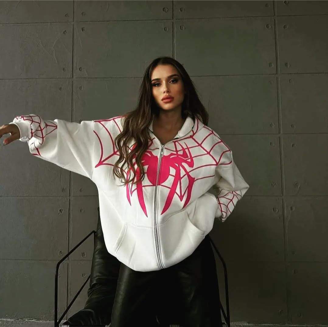 Spider man Inspired Oversized Women Zipper Hoodie - Limited Edition