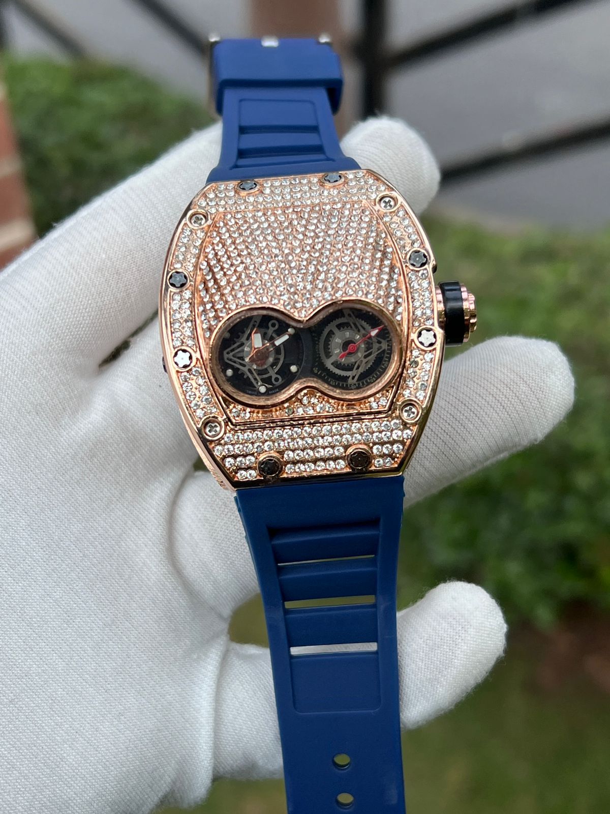 Luxury Ice Out Diamond Watch For Mens Fashion Bling Ice Out Diamond Watch - limited Edition