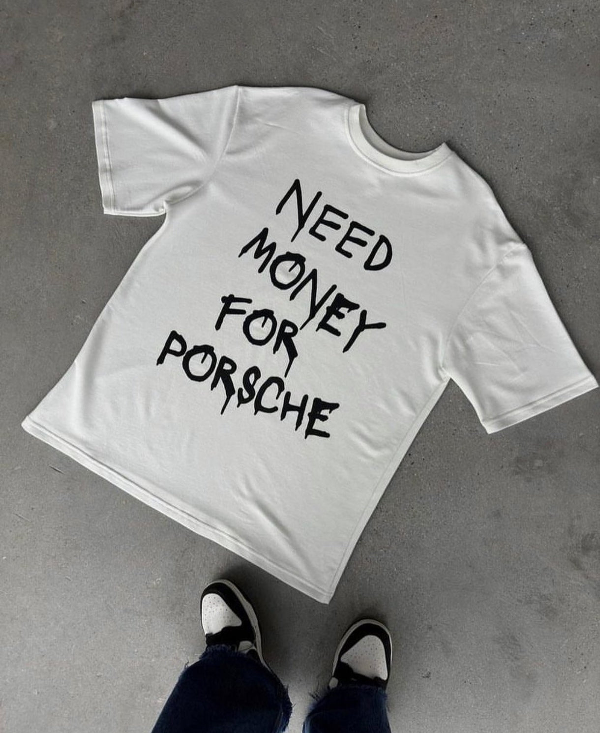 Need Money For Porsche Graphic Printed Oversized Unisex Daily Wear Premium Quality T-shirt For Ideal Look