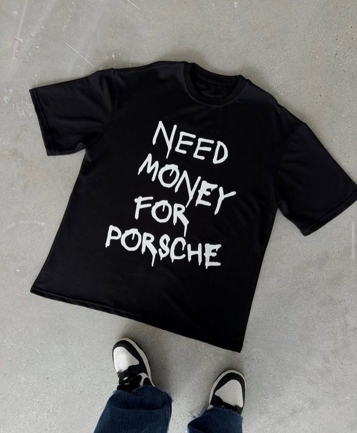 Need Money For Porsche Graphic Printed Oversized Unisex Daily Wear Premium Quality T-shirt For Ideal Look