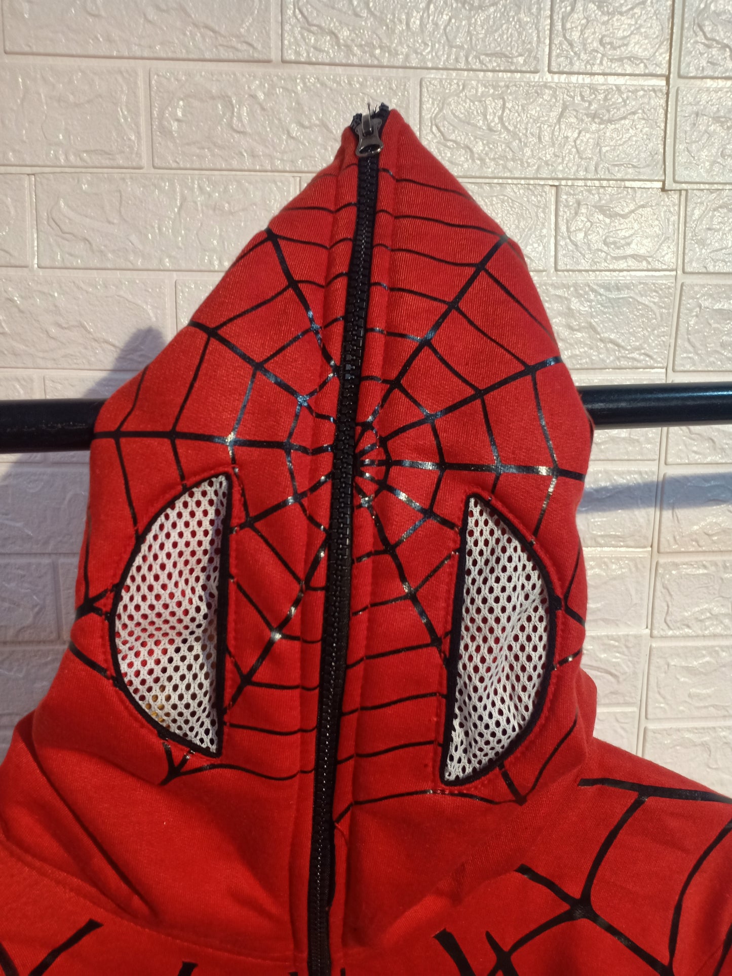 Spiderman Net Full Length Zip Up Hoodie For men Women Fashion Outfit