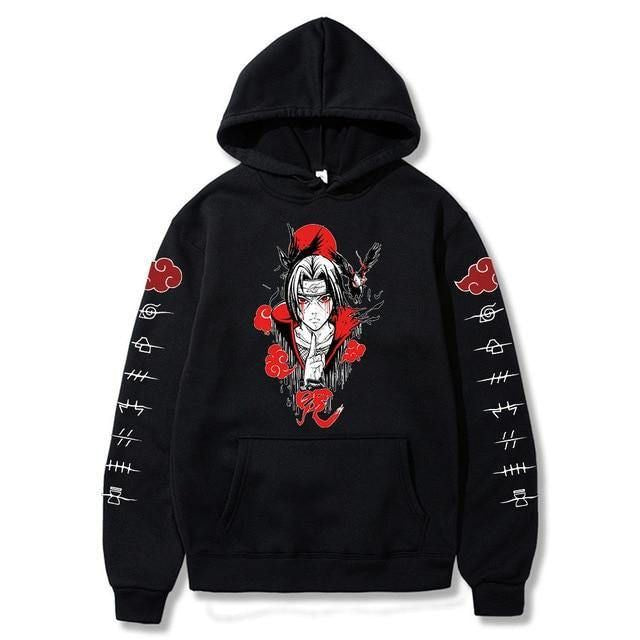 Itachi Uchiha Printed Anime Hoodie