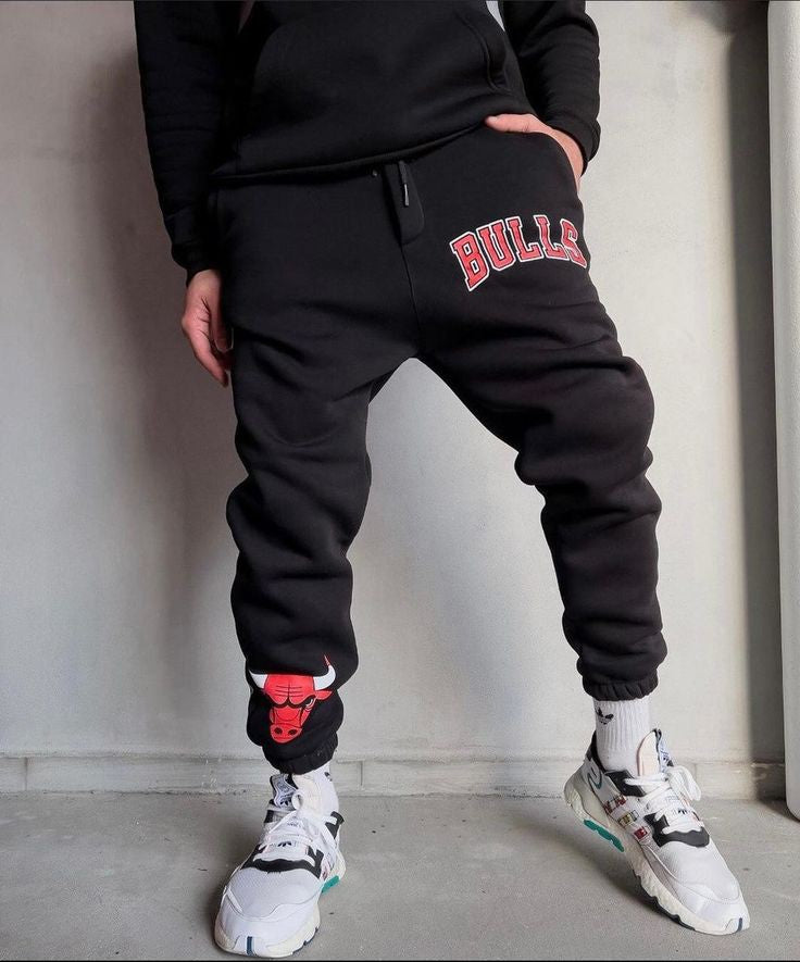 Bulls Printed Joggers For Mens