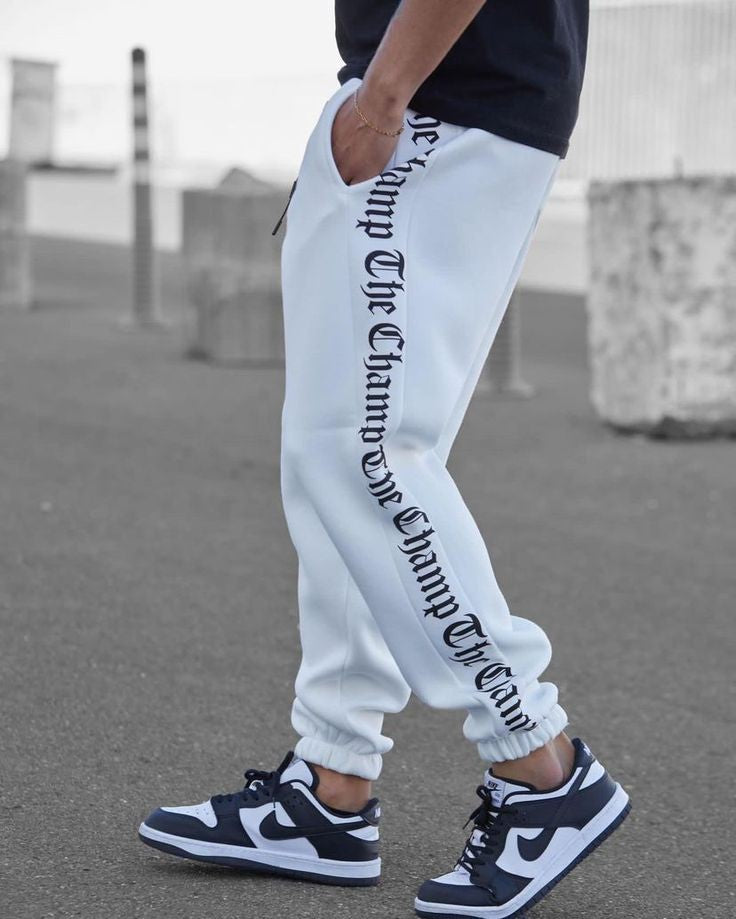 The Champion Side Strip Printed Joggers