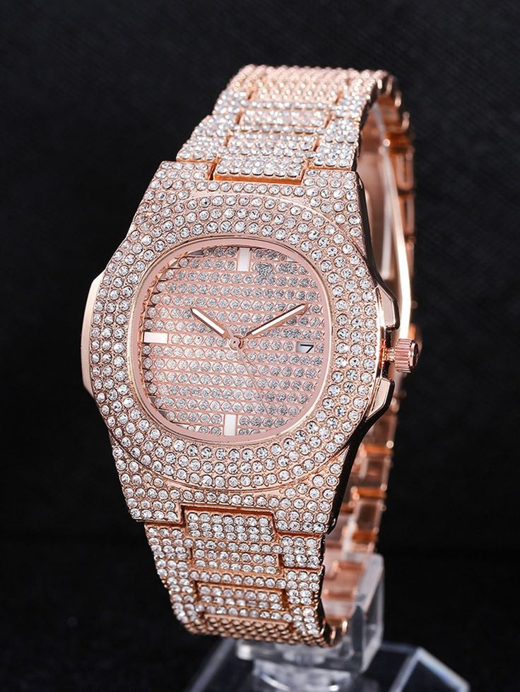 Luxury Full Ice Diamond Watch For Mens