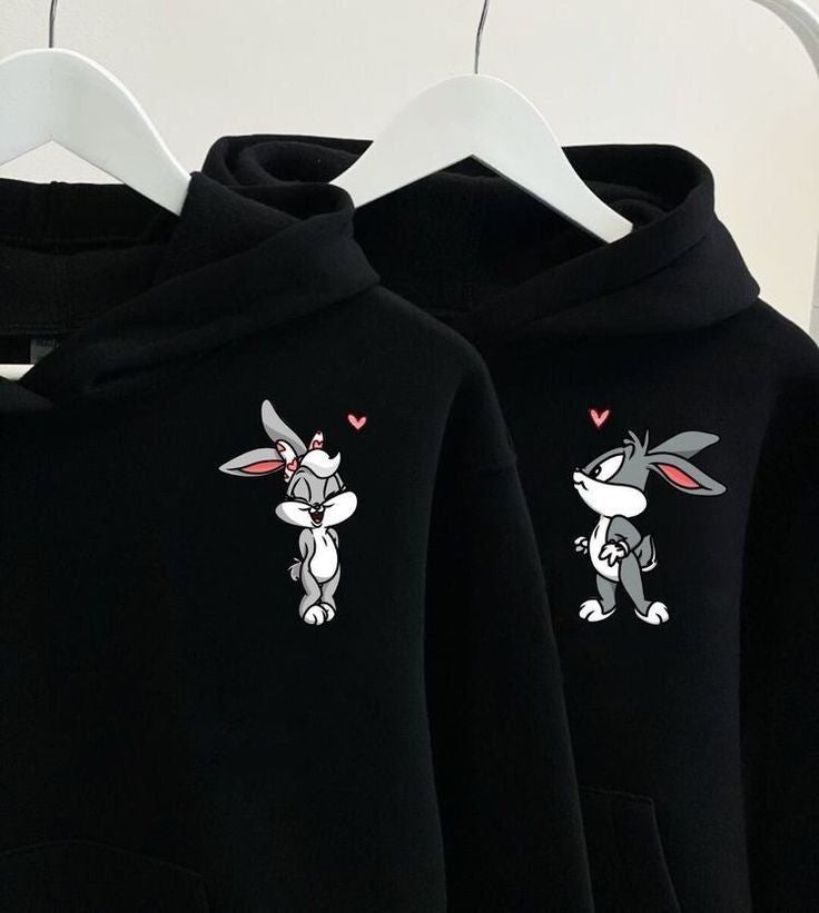 Lola & Bug Bunny Couples Matching Hoodie 