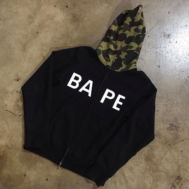 Bape Camo Y2K Full Zip Up Zipper Hoodie