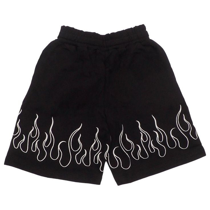 Flame Printed Shorts For Mens