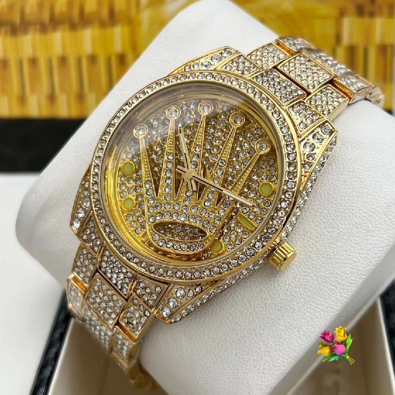 Luxury Full Ice out Diamond Watch For Mens Fashion Bling Diamond - Limited edition