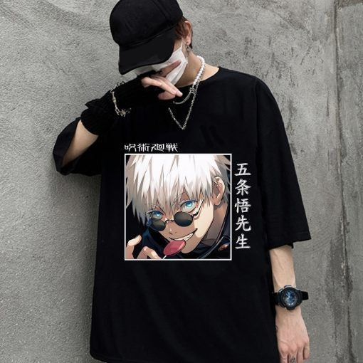 Jujutsu Gojo Oversize Printed T-shirt