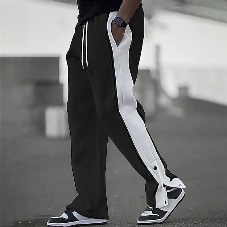 Cool Aesthetic Straight Fit Snap button Pant For Mens