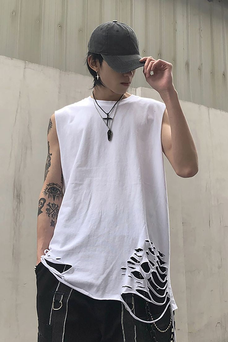 Funky Tone Sleeveless Sando For Mens