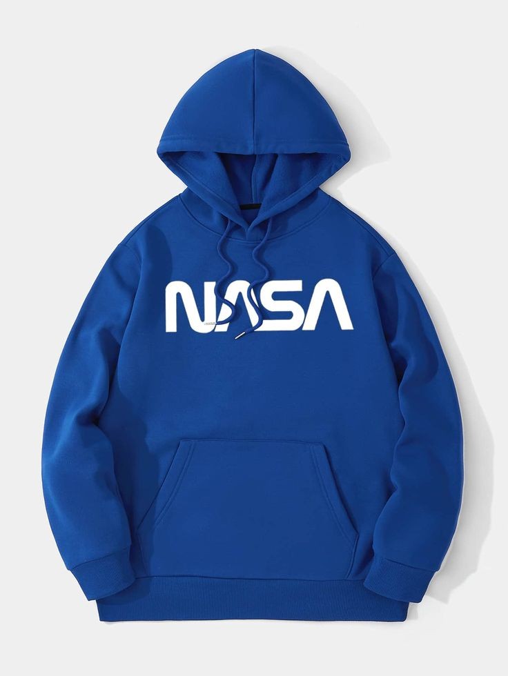 NASA Printed Unisex Oversized Relaxed Fit Premium Quality Casual Pullover Hoodie