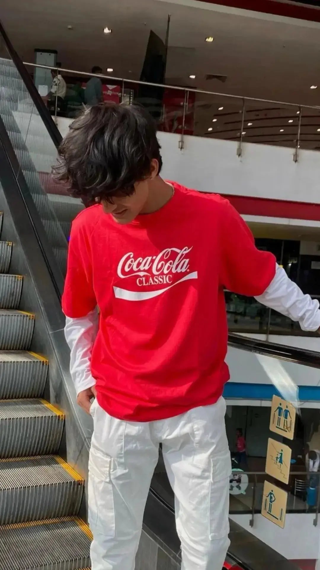 Doctor sleeve Coca-Cola printed t-shirt