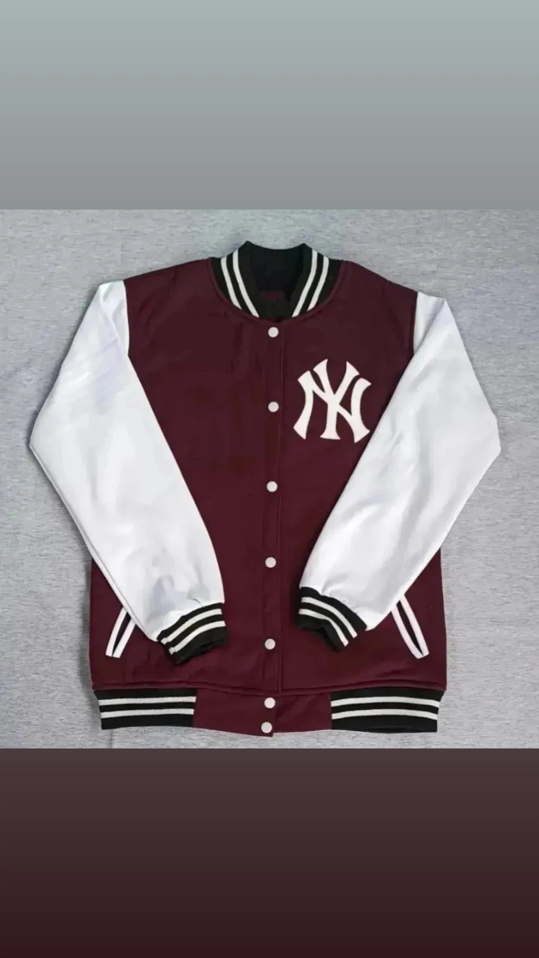 NY Logo Baseball Varsity Jacket