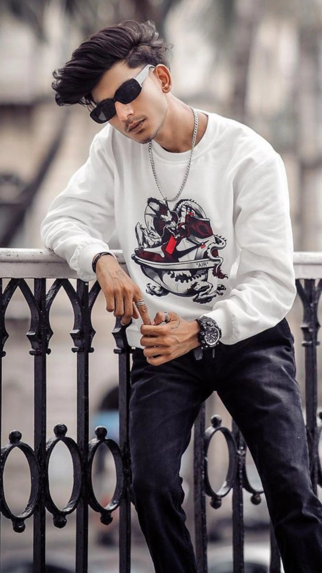 Dragon Jordan Printed Sweatshirt