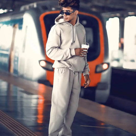 Oversize Snap Button Tracksuit