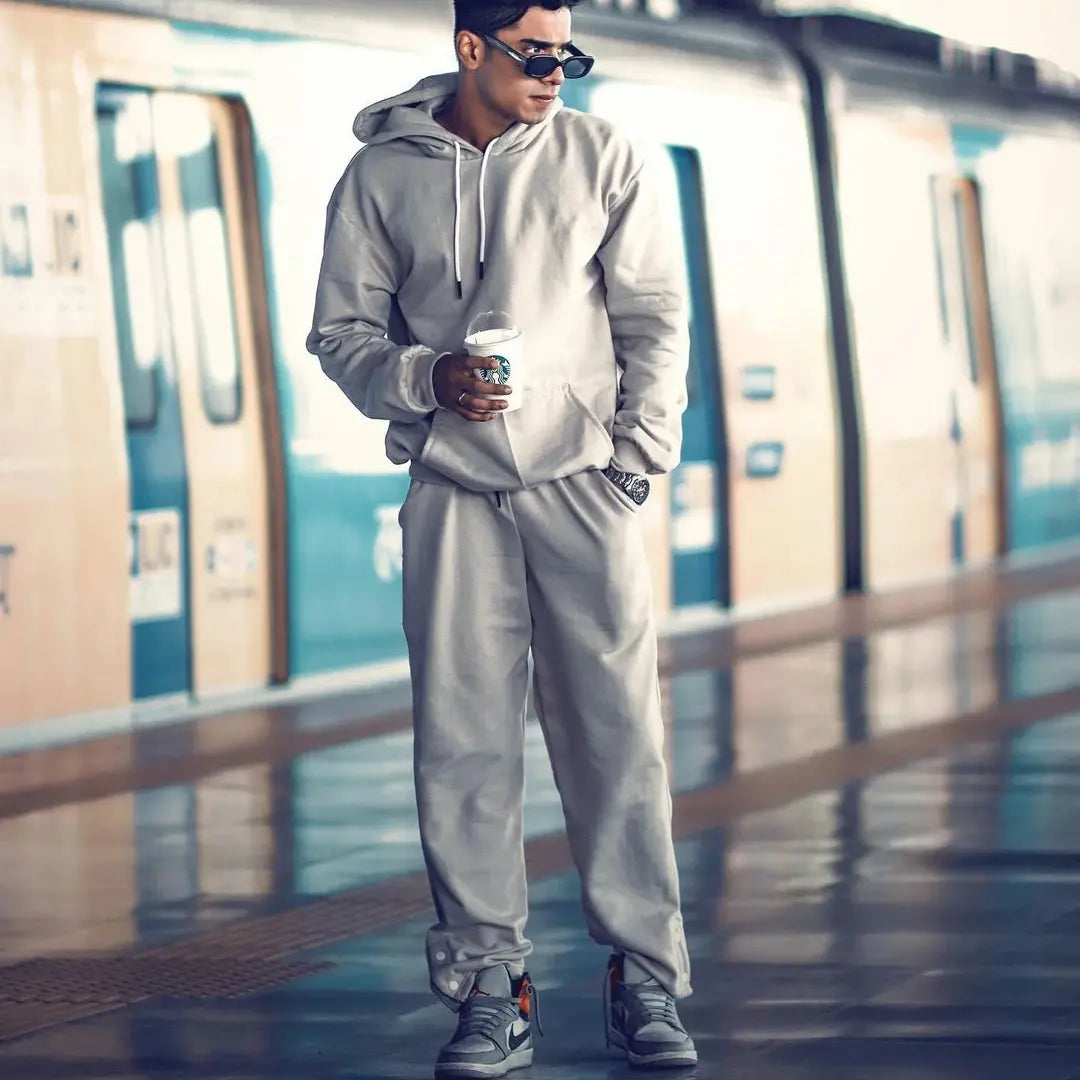 Oversize Snap Button Tracksuit