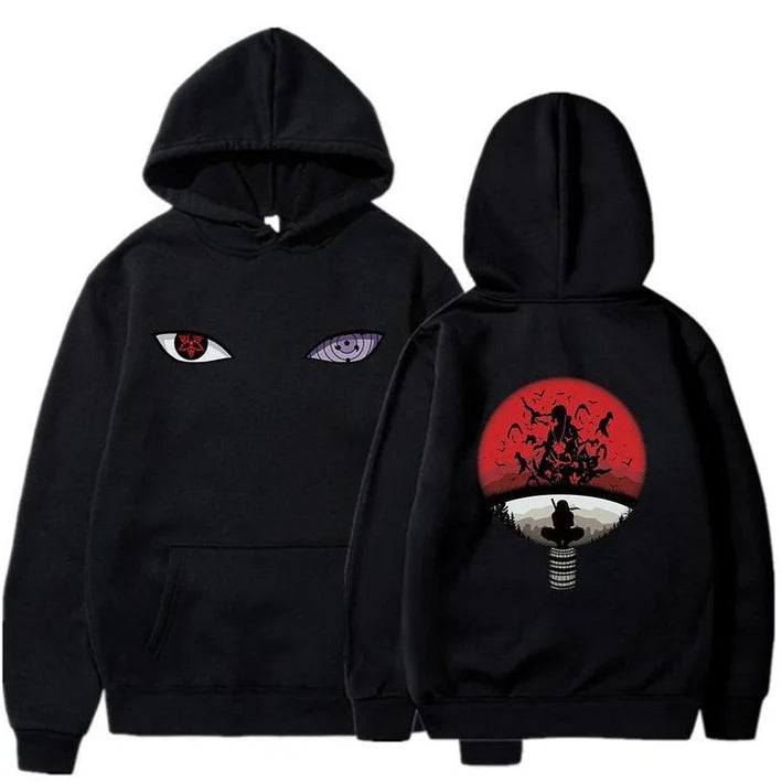 Sharingan Eye printed hoodie