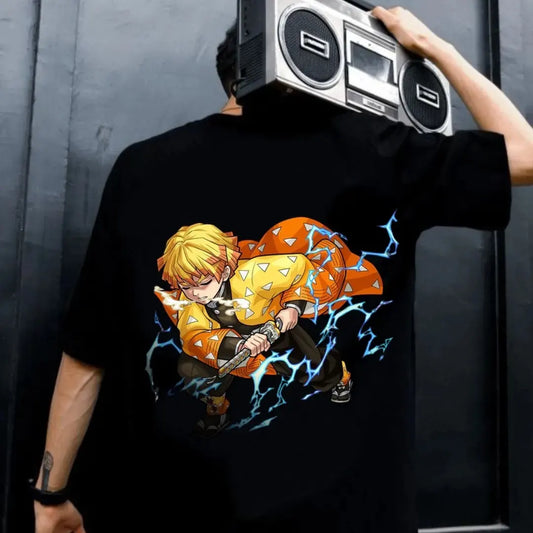 Demon Slayer Zenitsu Oversize Anime Tshirt