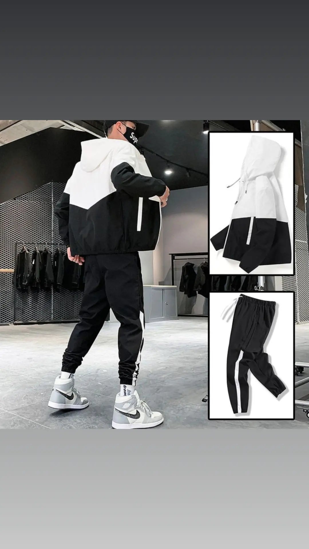 Winter Wear Zipper Tracksuit For Mens