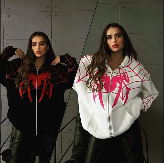 Spider man Inspired Oversized Women Zipper Hoodie - Limited Edition