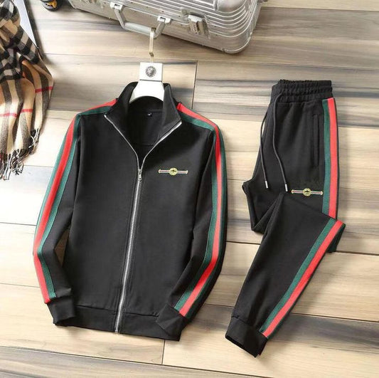 Gucci Side Strip Full Zip-Up Tracksuit For Mens