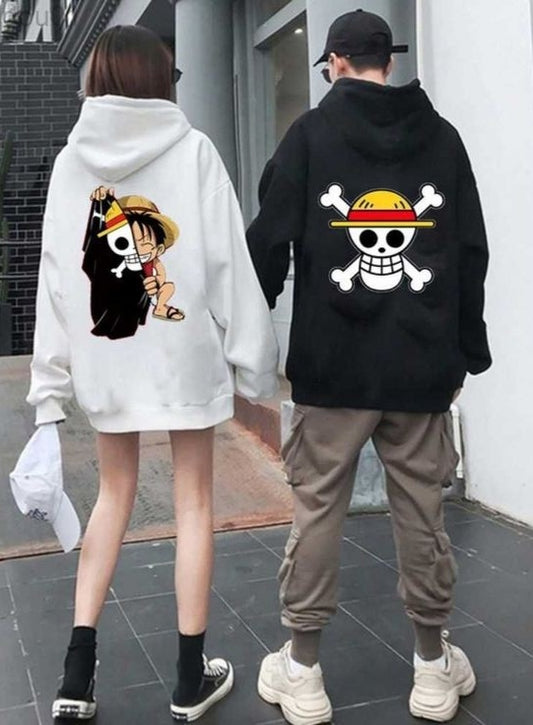 Couple Matching One Piece Anime Hoodie