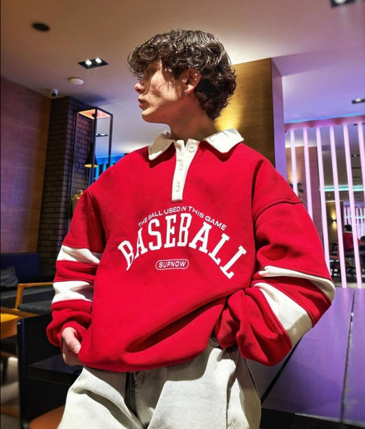 New Autumn Spring Printed Y2K College Style Loose Fit Casual sweatshirt For Mens