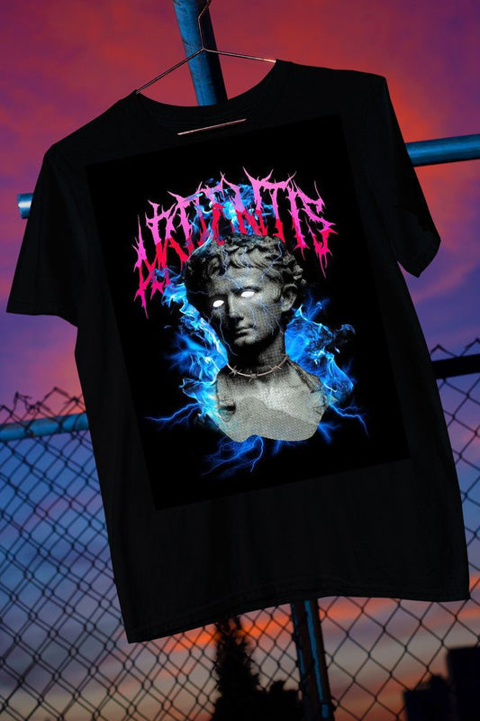 Drop Shoulder Oversize Printed T-shirt