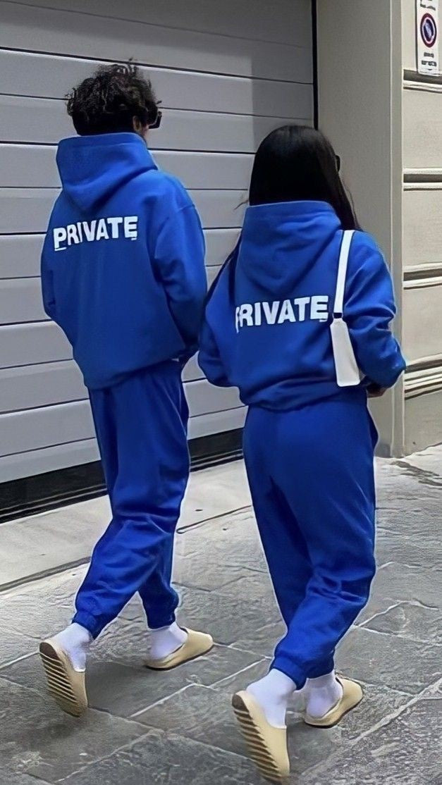 Couples matching tracksuit on sale