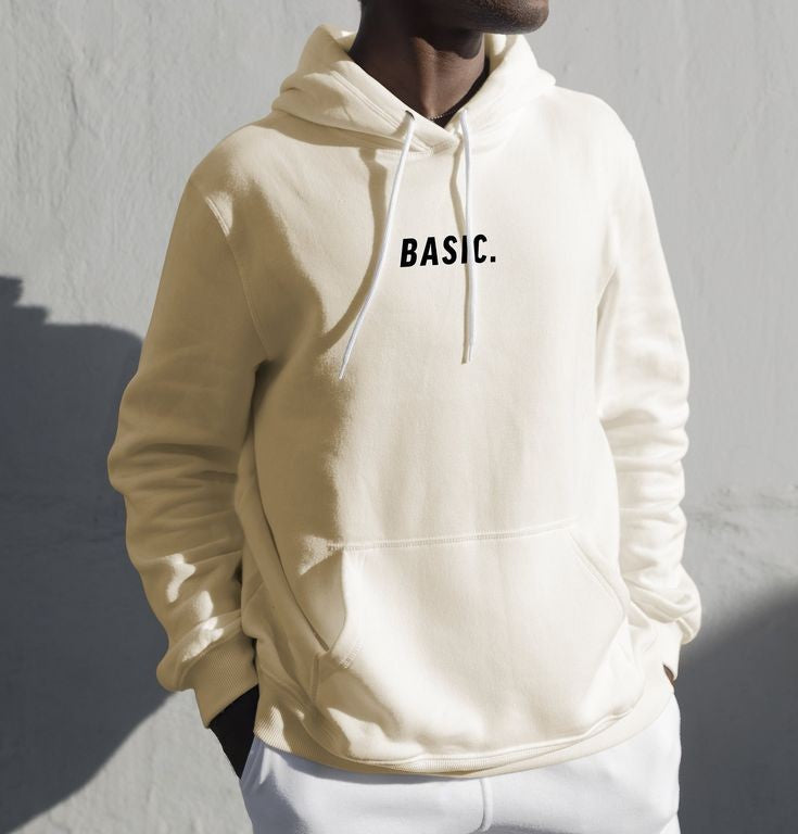 Basic Daily Wear Heavy Quality Casual Pullover Hoodie For Mens