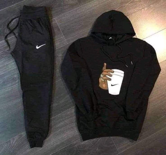 Casual Relax Fit Hip-hop Can Holder Tracksuit