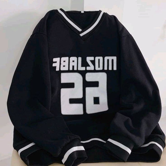 Korean Style Comfy Oversize Printed Sweatshirt For Mens