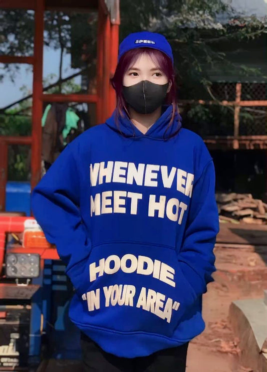 Aesthetic Y2K Kawaii Style Printed Oversized Casual Pullover Hoodie For Women