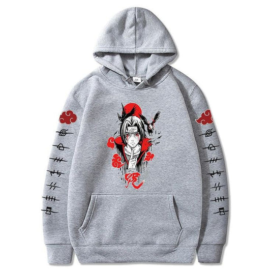 Itachi Uchiha Printed Anime Hoodie