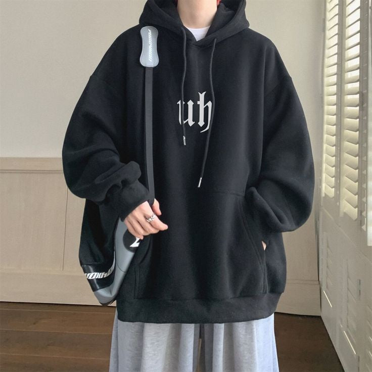 Mens Y2K Korean Fashion Streetwear Style Premium Relaxed Fit Oversized Kawaii Pullover Hoodie For Mens Online Clothing store 