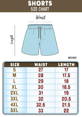 Flame Printed Shorts For Mens